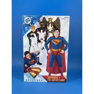 2024 DC Superman + The Justice Gang 11" Figure Set CIB Superman Mr. Terrific Etc